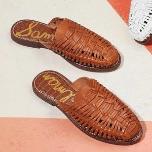 SAM EDELMAN Keelyn Hurache Mule- brown